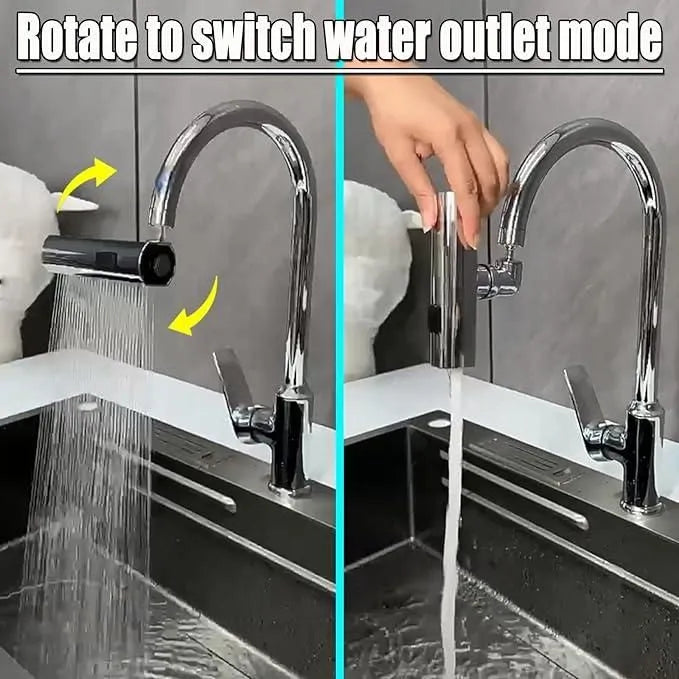 🚰 Grifo Giratorio 360° – Cocina Inteligente, Ahorra Agua y Dinero en Cada Uso