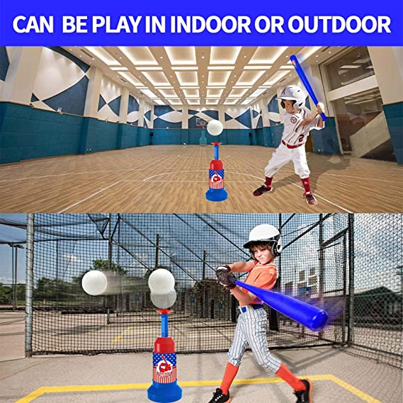 ⚾ Set De Baseball Beisbol Infantil Bate Pelotas Y Lanzador 🏏