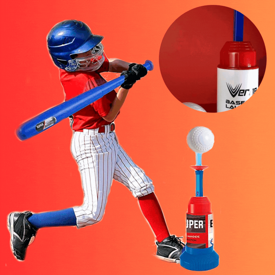 ⚾ Set De Baseball Beisbol Infantil Bate Pelotas Y Lanzador 🏏