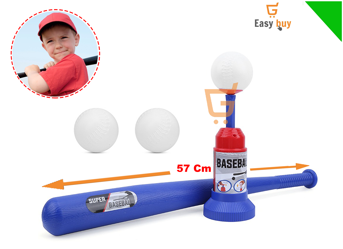 ⚾ Set De Baseball Beisbol Infantil Bate Pelotas Y Lanzador 🏏