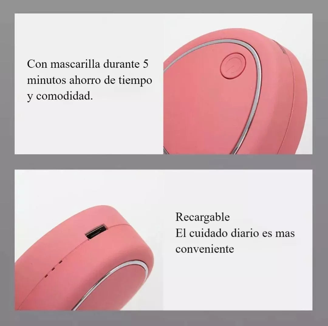 MASAJEADOR FACIAL CON MICROCORRIENTE – Rejuvenece tu Piel en 5 Minutos 💆♀️✨