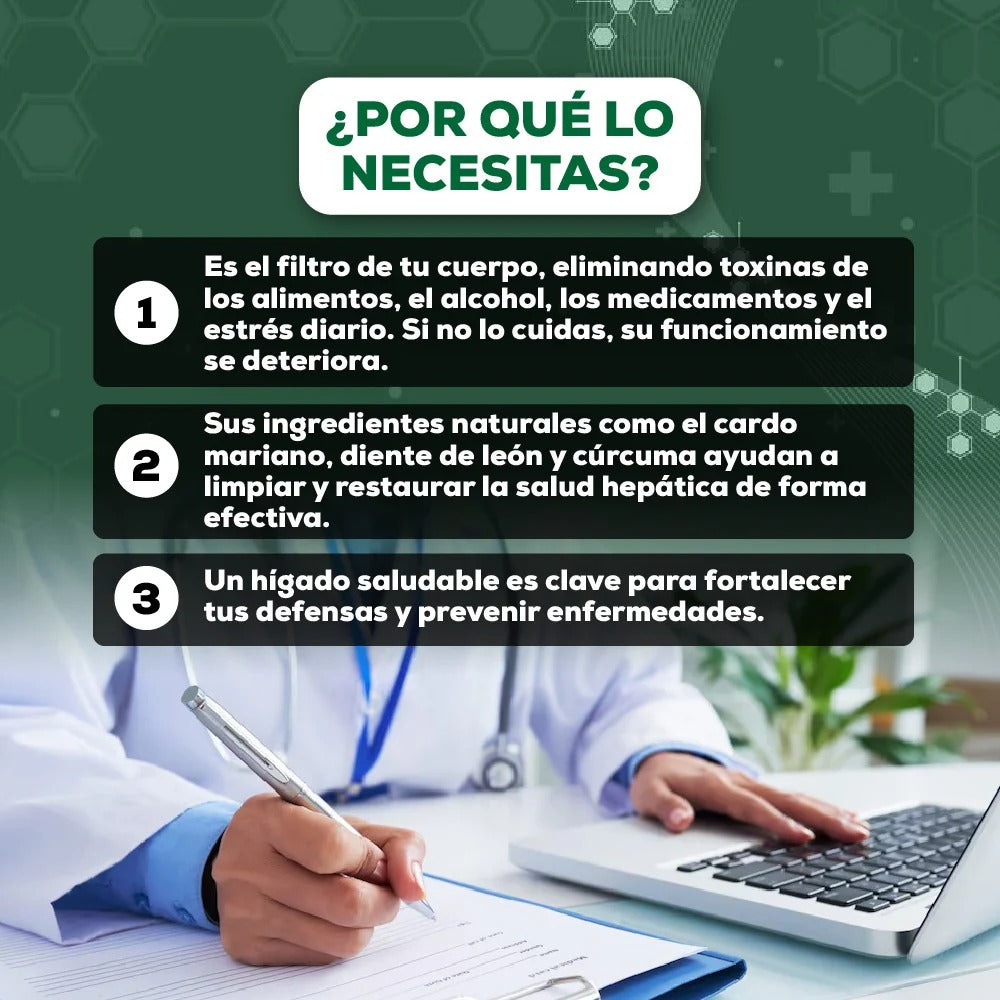 🌿LIVER - Desintoxica tu cuerpo y recarga tu energía con solo 2 cápsula al día