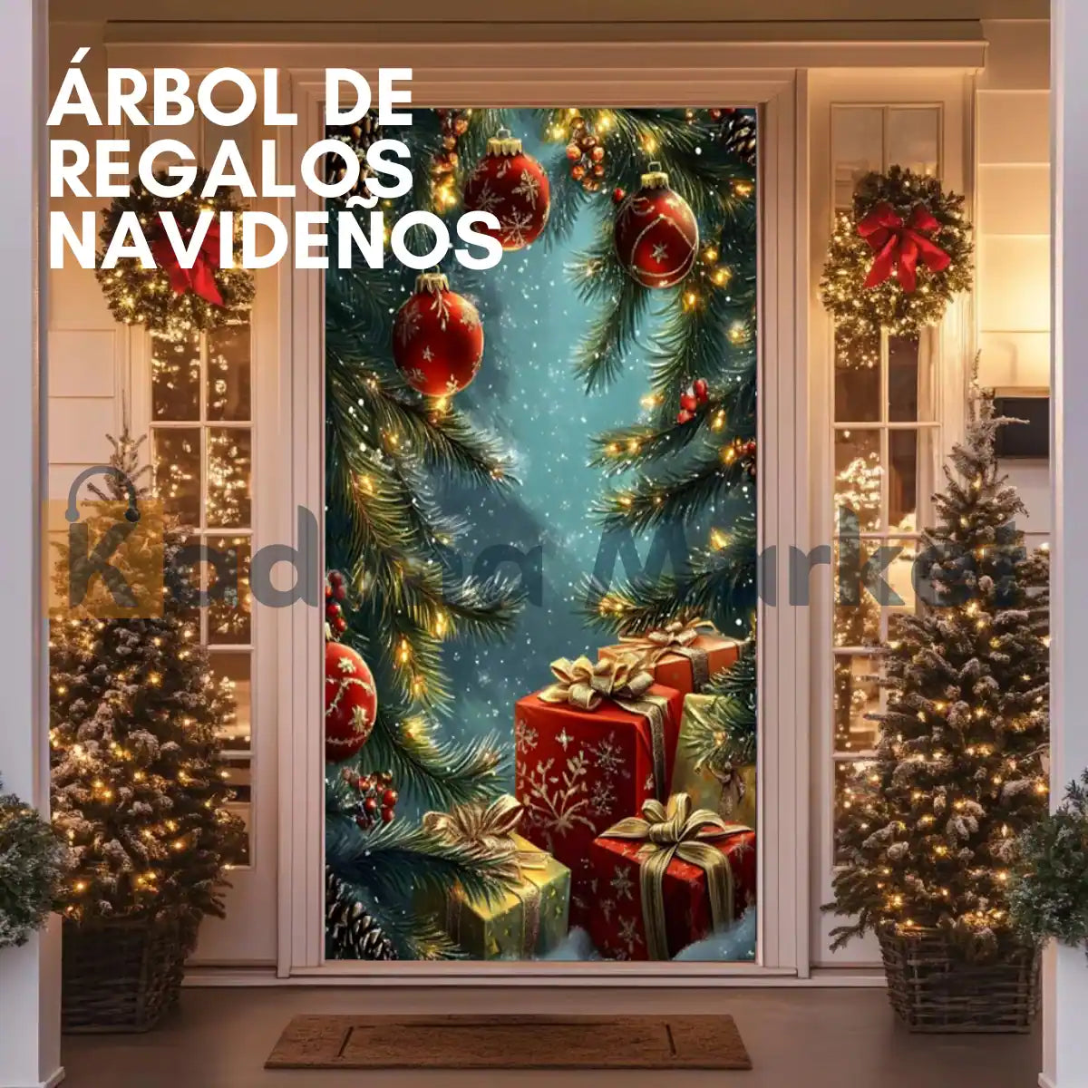 🎄Dale la Bienvenida a la Navidad con un Toque Mágico en tu Puerta